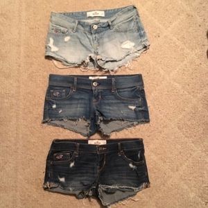 Hollister shorts all for $10